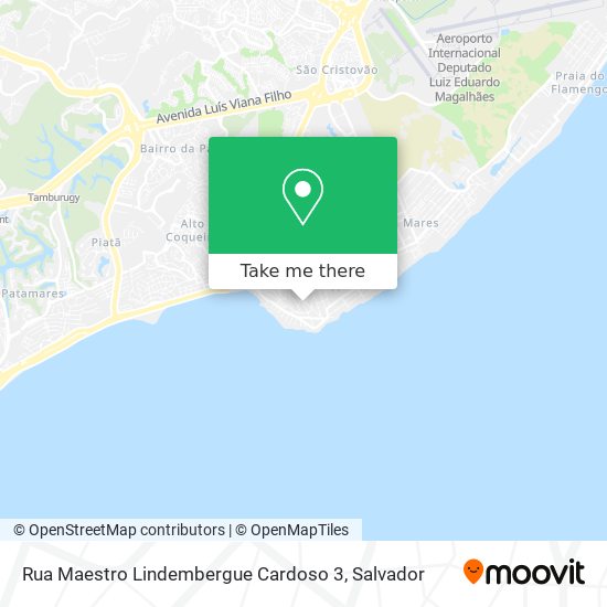 Mapa Rua Maestro Lindembergue Cardoso 3