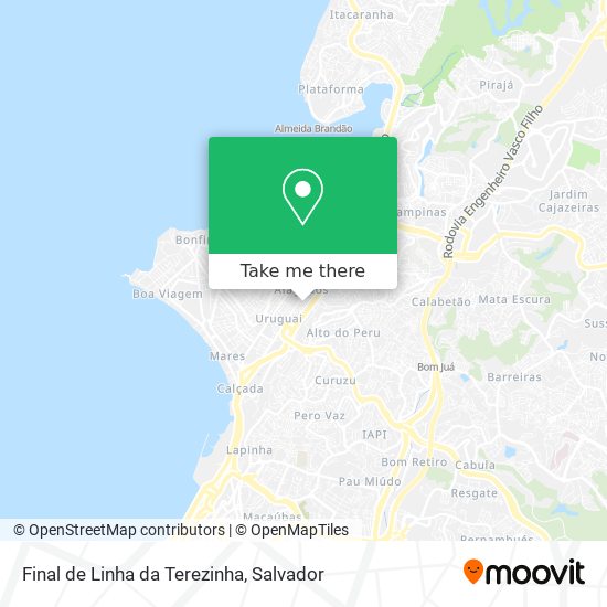 Final de Linha da Terezinha map