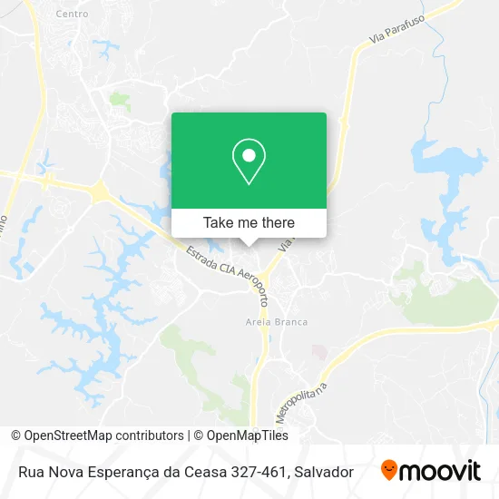 Rua Nova Esperança da Ceasa 327-461 map