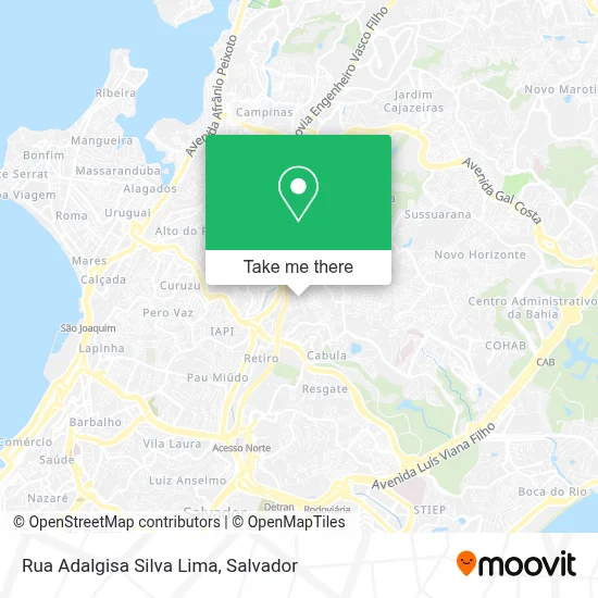 Rua Adalgisa Silva Lima map