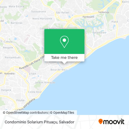 Condominio Solarium Pituaçu map