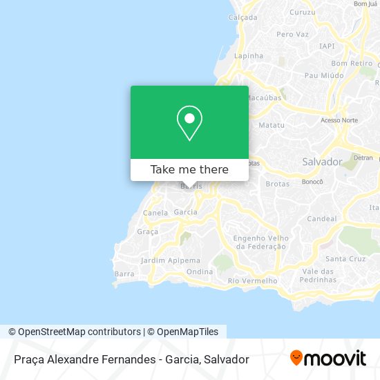 Mapa Praça Alexandre Fernandes - Garcia