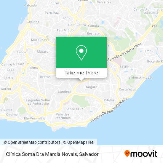 Clínica Soma Dra Marcia Novais map