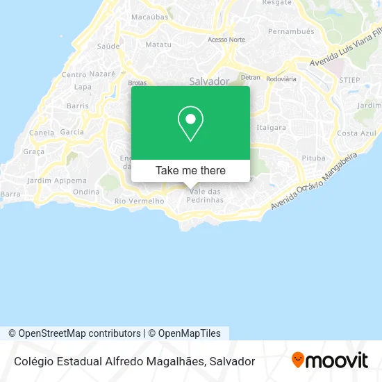 Colégio Estadual Alfredo Magalhães map