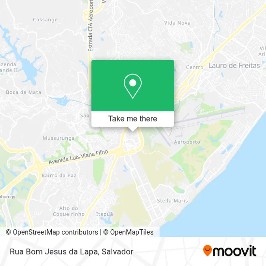 Rua Bom Jesus da Lapa map