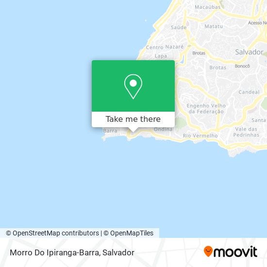 Morro Do Ipiranga-Barra map