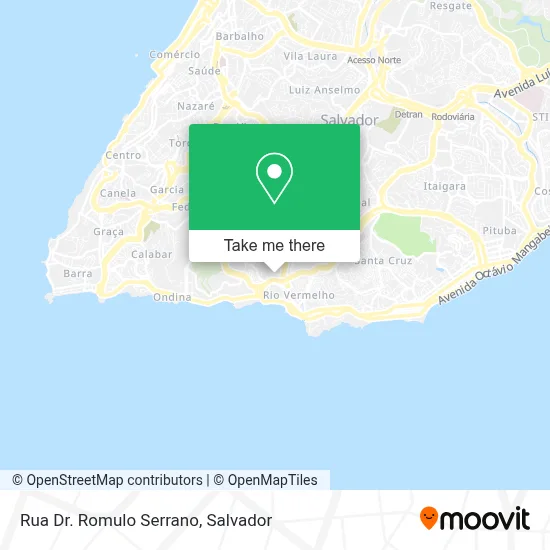 Rua Dr. Romulo Serrano map