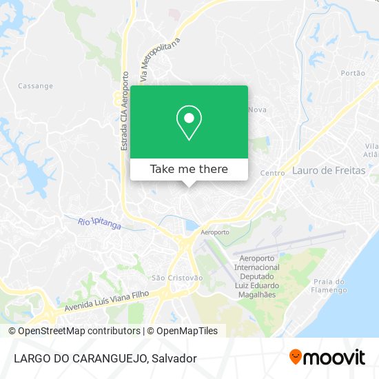 Mapa LARGO DO CARANGUEJO