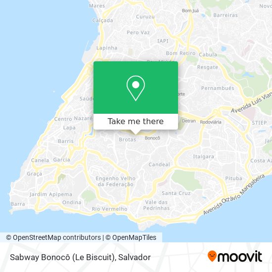 Mapa Sabway Bonocô (Le Biscuit)