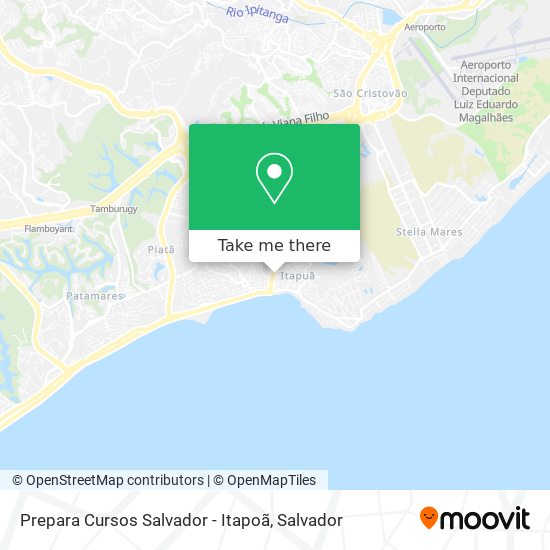 Prepara Cursos Salvador - Itapoã map