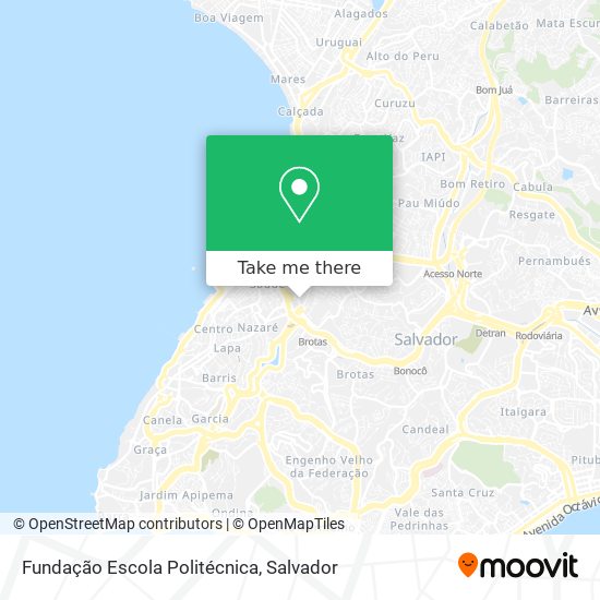 Mapa Fundação Escola Politécnica