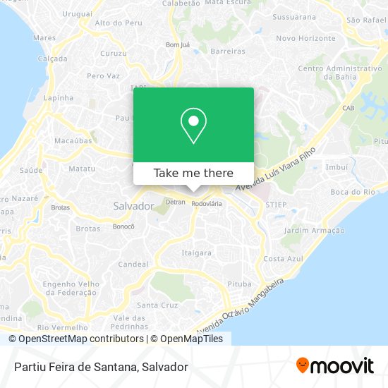 Partiu Feira de Santana map