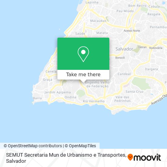 Mapa SEMUT Secretaria Mun de Urbanismo e Transportes