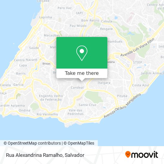 Rua Alexandrina Ramalho map