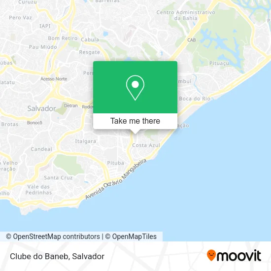 Clube do Baneb map