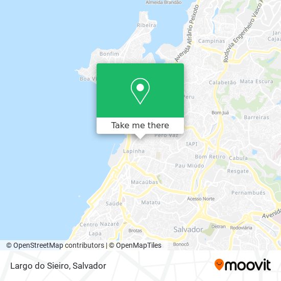 Largo do Sieiro map