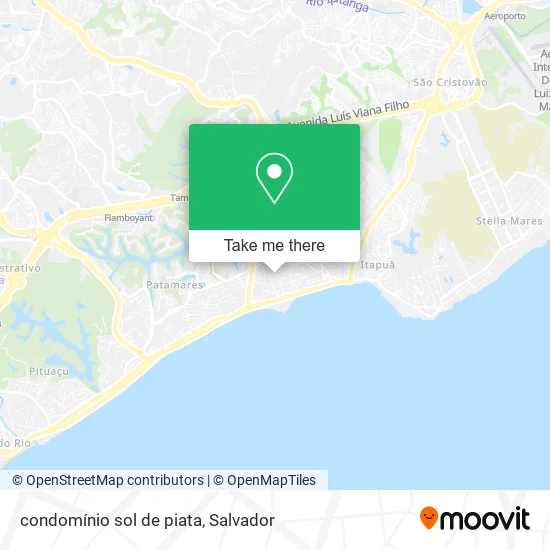 condomínio sol de piata map