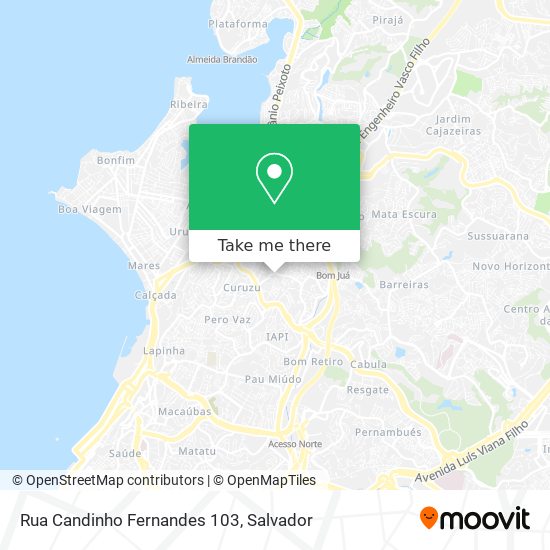 Rua Candinho Fernandes 103 map