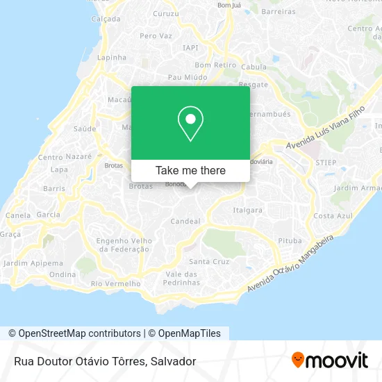Rua Doutor Otávio Tôrres map