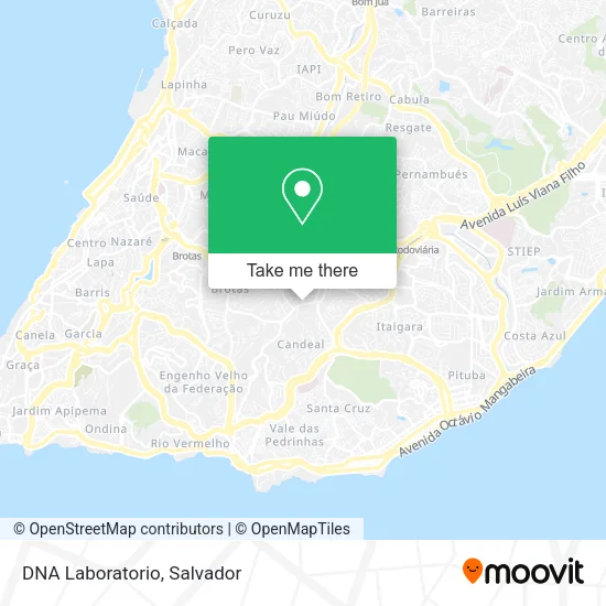 DNA Laboratorio map