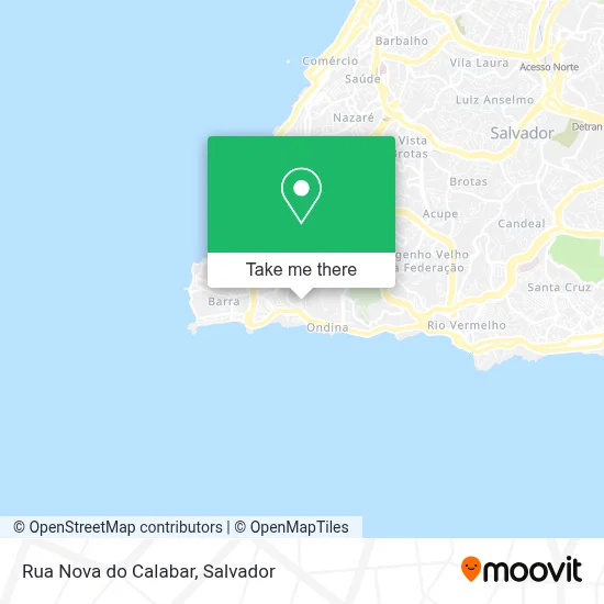 Rua Nova do Calabar map