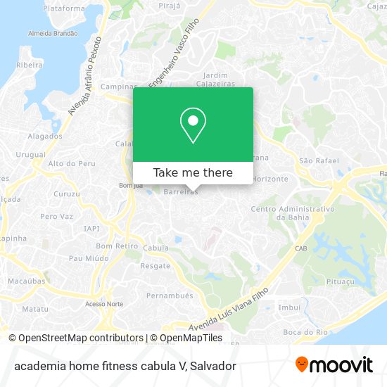 academia home fitness cabula V map