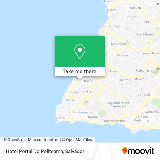 Mapa Hotel Portal Do Politeama