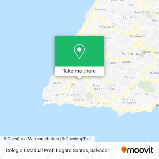 Colegio Estadual Prof. Edgard Santos map