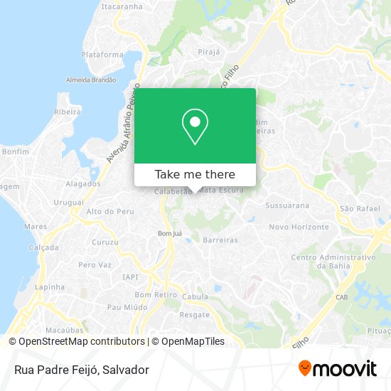 Rua Padre Feijó map