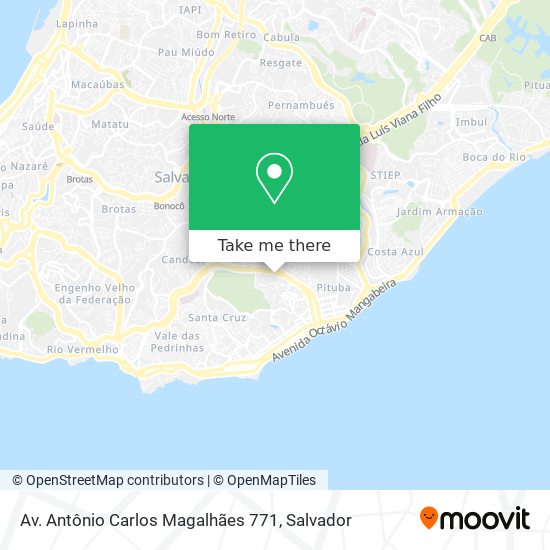 Mapa Av. Antônio Carlos Magalhães 771