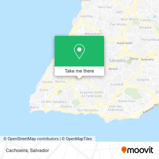 Cachoeira map