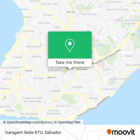 Garagem Sede BTU map