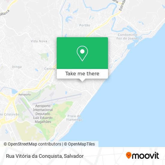 Rua Vitória da Conquista map