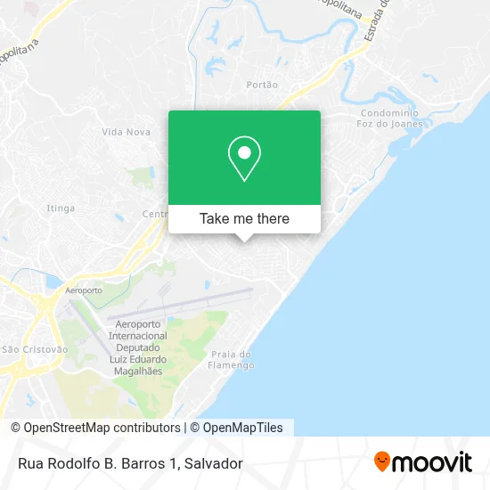 Rua Rodolfo B. Barros 1 map