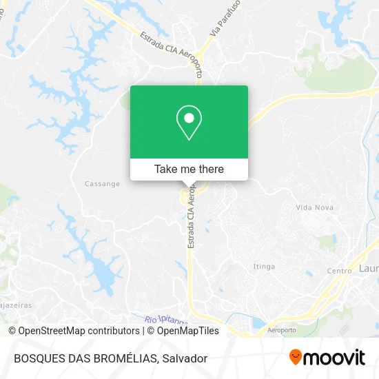 BOSQUES DAS BROMÉLIAS map