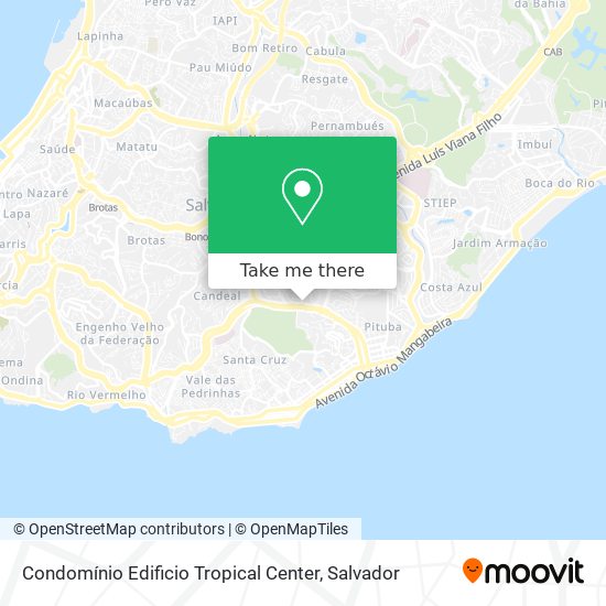 Condomínio Edificio Tropical Center map