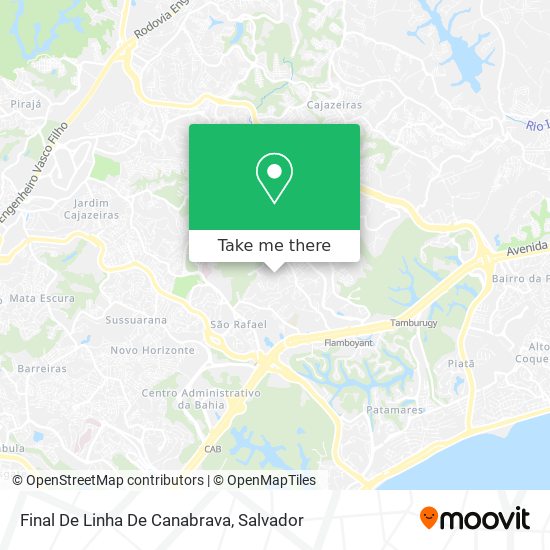 Final De Linha De Canabrava map