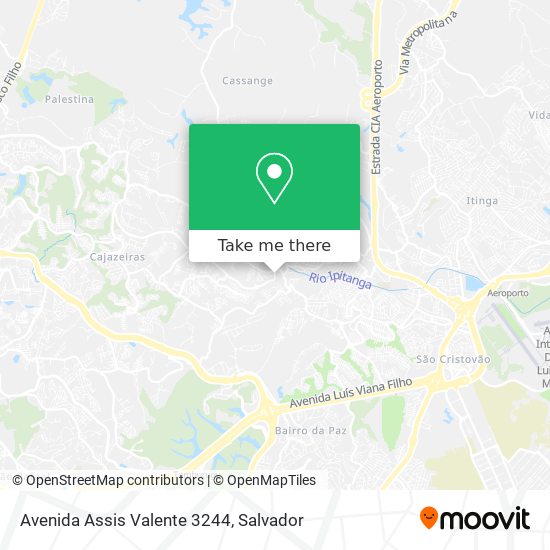 Mapa Avenida Assis Valente 3244