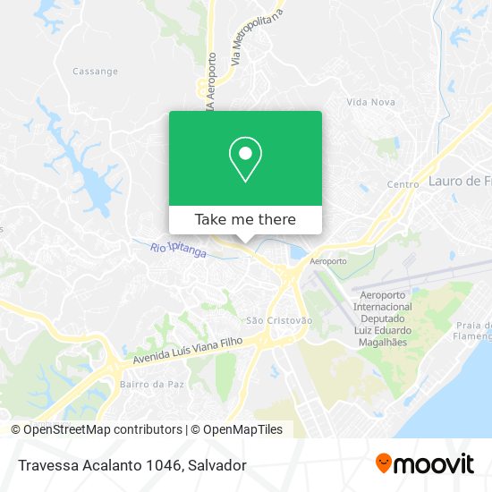 Travessa Acalanto 1046 map