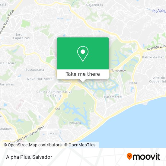 Alpha Plus map