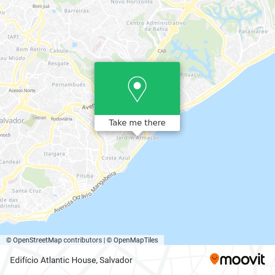 Edifício Atlantic House map