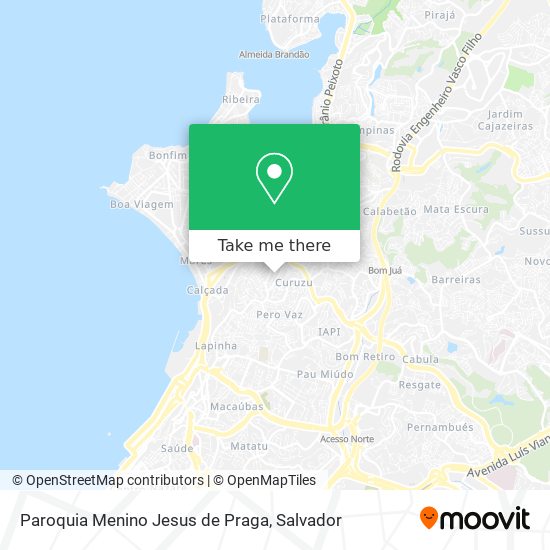 Paroquia Menino Jesus de Praga map