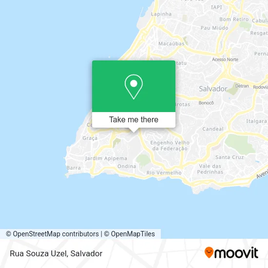 Rua Souza Uzel map