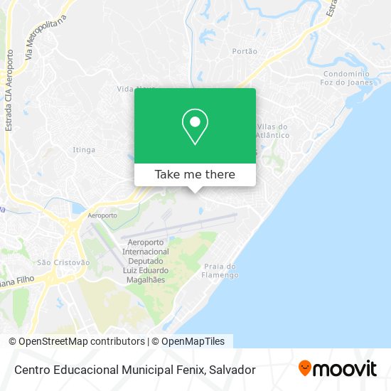 Mapa Centro Educacional Municipal Fenix