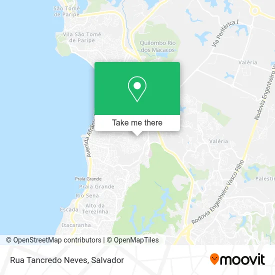 Rua Tancredo Neves map