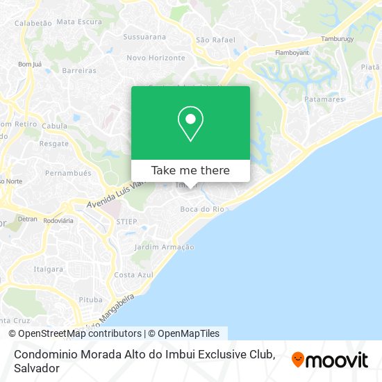 Condominio Morada Alto do Imbui Exclusive Club map