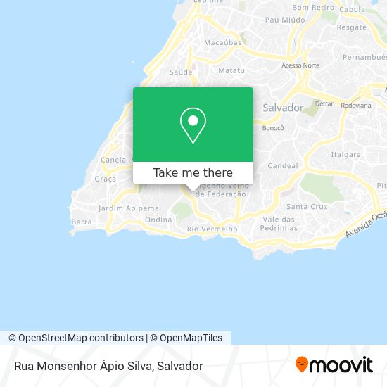Mapa Rua Monsenhor Ápio Silva