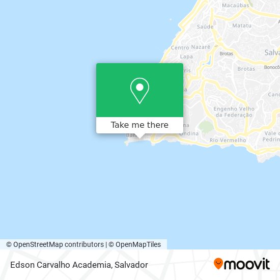 Mapa Edson Carvalho Academia