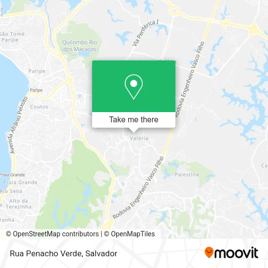 Rua Penacho Verde map
