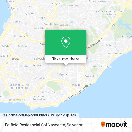 Edifício Residencial Sol Nascente map